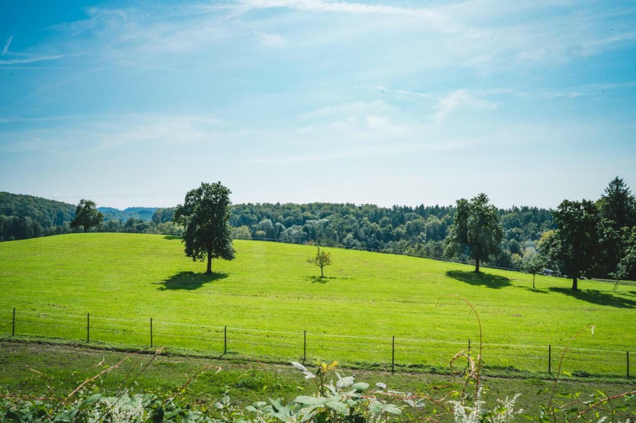 Gut Huegle Erlebnishof Villa Ravensburg Eksteriør bilde